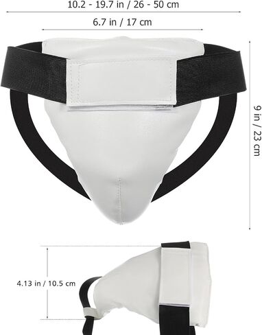 Garneck Boxing Groin Protector for Kids: Youth Athletic Cup, Protective Cup for Taekwondo, Karate Kickboxing Sports Training, Adjustable Groin Guard for Boys Girls in Kuwait