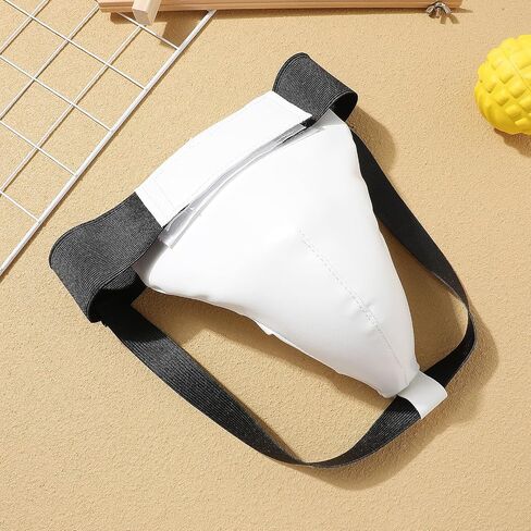 Garneck Boxing Groin Protector for Kids: Youth Athletic Cup, Protective Cup for Taekwondo, Karate Kickboxing Sports Training, Adjustable Groin Guard for Boys Girls in Kuwait
