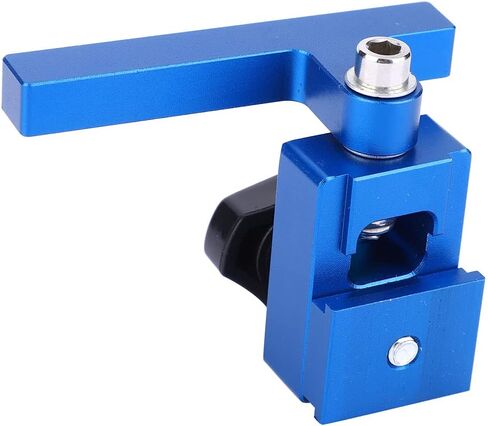 T Track Stop Fence Flip Stop Tool Woodworking Positioning Limiter Wood Clamp Aluminum Alloy T Track Stop for Woodworking (30#+45#) in Kuwait