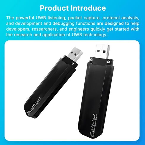 Heltec UWB Dongle Sniffer محلل حزم النطاق العريض للغاية لإنترنت الأشياء، IEEE 802.15.4، بروتوكول FiRa/CCC TOF/TDOA لتحديد المواقع، معدل بيانات 6.8 ميجابت في الثانية، ARM Cortex-M33، واجهة USB-A in Kuwait