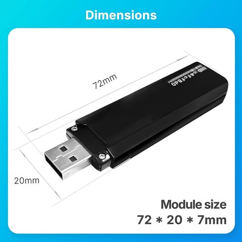 Heltec UWB Dongle Sniffer محلل حزم النطاق العريض للغاية لإنترنت الأشياء، IEEE 802.15.4، بروتوكول FiRa/CCC TOF/TDOA لتحديد المواقع، معدل بيانات 6.8 ميجابت في الثانية، ARM Cortex-M33، واجهة USB-A in Kuwait