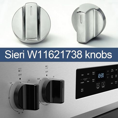 WFES5030RZ0 WFES5030RS0 WFES3530RS0 مقابض لمجموعة ويرلبول الكهربائية | WFES3030RS0 WFES3030RS2 WFES3330RS0 WFES3330RS2 WFES3330RV2 WFES3330RZ2 قطع غيار مقابض الموقد الكهربائي in Kuwait