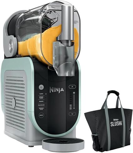 Ninja FS305CO SLUSHi RapidChill Technology Frozen Drink & Slushie Machine 96 OZ (Renewed) Bundle with Ninja SLUSHi Travel Party Tote Black in Saudi Arabia