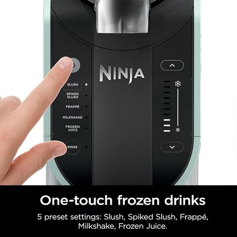 Ninja FS305CO SLUSHi RapidChill Technology Frozen Drink & Slushie Machine 96 OZ (Renewed) Bundle with Ninja SLUSHi Travel Party Tote Black in Saudi Arabia