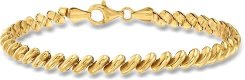 Ross-Simons Italian 18kt Gold Over Sterling San Marco Bracelet in Saudi Arabia
