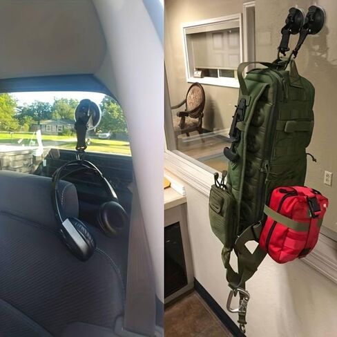 4Pcs Universal Car Suction Cup Anchor Securing Hook Tie Down Camping Tarp As Car Side Awning Outdoor Motorhomes Vans Accessories in Saudi Arabia