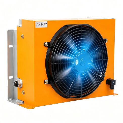 AH1417T-CA Hydraulic Oil Cooler, DC12V 120W 150L/min Air-Cooled Fan Radiator, 2MPa Industrial Cooling System for Hydraulic/Lubrication/Transmission Oil Systems in Saudi Arabia