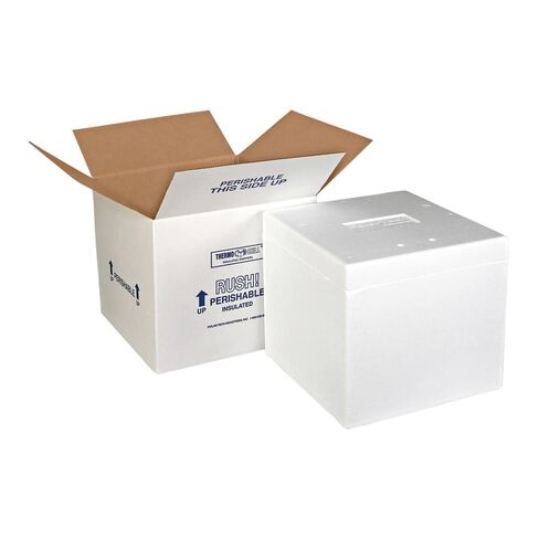 Polar Tech 230C Thermo Foam Chill Insulated Container, 12" Length x 12" Width x 11-1/2" Height, 2" Width in Saudi Arabia