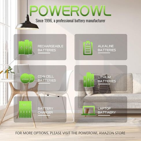 Powerowl SR626SW 377 مشاهدة بطارية 24 حزمة - السعة العالية 377/376 بطاريات زر سيلفر 1.55 فولت للساعات ، الآلات الحاسبة in Kuwait