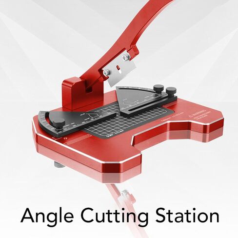 WALFRONT Angle Cutting Station Model Making Miter Cutter Symmetrical Structure with Positioning Line Replaceable Cutting Pad in Saudi Arabia