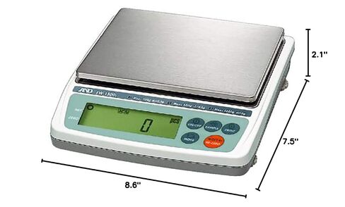 قطعة الوزن A&D رقم EK-6000I BALANCE COMPACT 6000X1G 1/EA - 1 لكل منهما in Kuwait