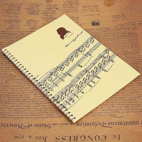 50 Pages Musical Notation Staff Notebook Music Manuscript Writing Paper for Songwriters Piano Notebook Amateurs Music Score Writing Paper (Yellow Score Pattern) in Kuwait