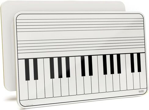 11" x 17" x 1/8" Double Sided Lap Board. Piano Keyboard Print on One Side in Kuwait