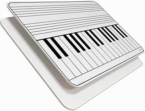 11" x 17" x 1/8" Double Sided Lap Board. Piano Keyboard Print on One Side in Kuwait