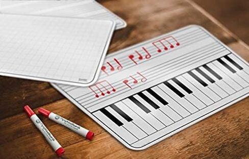 11" x 17" x 1/8" Double Sided Lap Board. Piano Keyboard Print on One Side in Kuwait