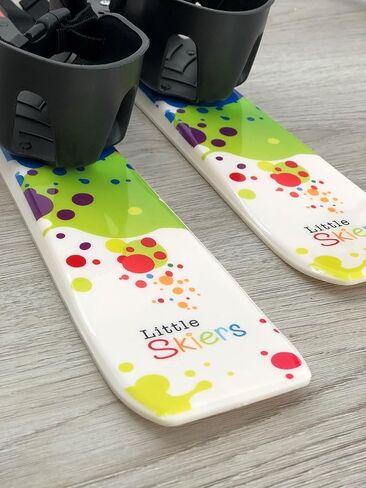 Starter Plastic Skis and Poles - Perfect Beginner ski for ages 0-4 years in Kuwait