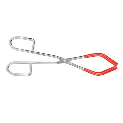2pcs Lab Beaker Tongs, Steel Rubber Coated Ends Strong Grip Rust, with Maximum Opening 16.2cm, for 50mL to 2000mL Beakers Labware Science Classroom in Kuwait