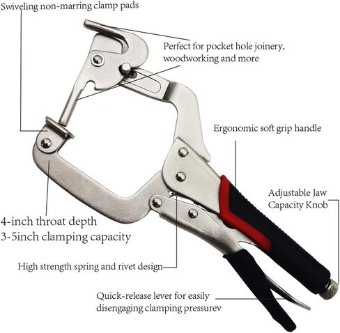 Clamp For 12 Inch Vigorous Pliers Oblique Hole Clamp Vigorouses Plierses C-Type in Kuwait