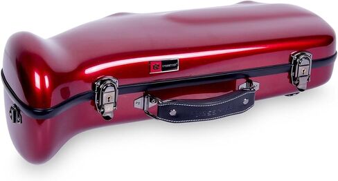 Crossrock Trumpet Case- Fiberglass Hardshell with Backpack Straps in Blue in Saudi Arabia