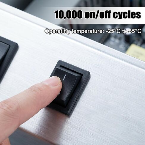 Momentary Rocker Switch, 4 Pin 2 Position 16A 250VAC, 6 Pin 2 Position 16A AC250V, 6 Pin 3 Position 16A AC250V for Car Marine Home Appliances, 6 Pcs in Kuwait