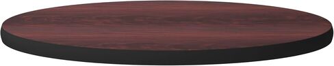 Flash Furniture 3 Pack 24'' Round Table Top with Black or Mahogany Reversible Laminate Top in Kuwait