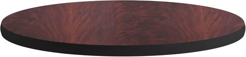 Flash Furniture 3 Pack 24'' Round Table Top with Black or Mahogany Reversible Laminate Top in Kuwait