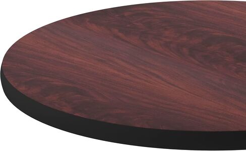 Flash Furniture 3 Pack 24'' Round Table Top with Black or Mahogany Reversible Laminate Top in Kuwait