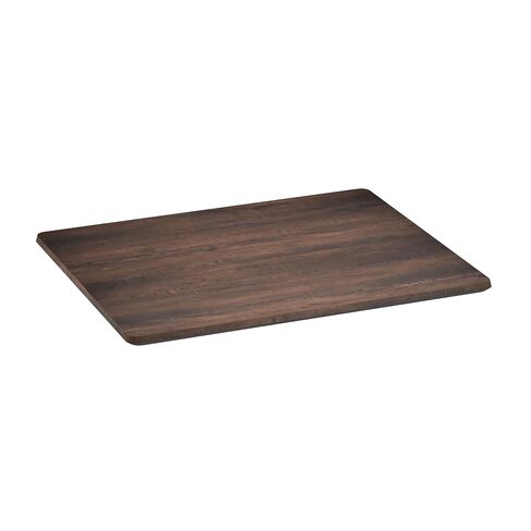 Flash Furniture Acadia 24" x 30" Dark Brown Tabletop, TopGuard HPL Seamless Edge, Scratch & Stain Resistant, All-Weather Durability, Commercial Grade in Kuwait