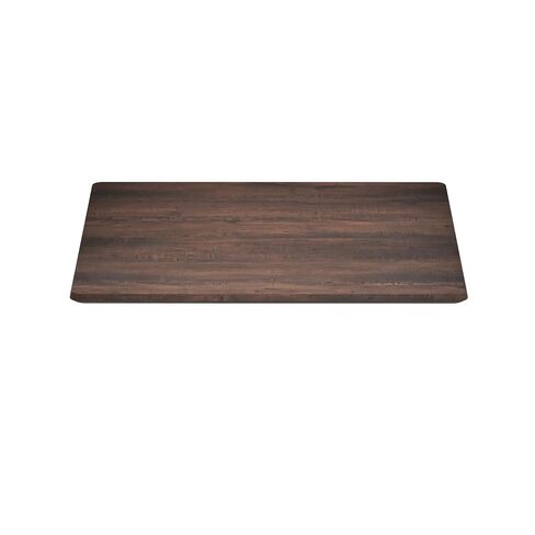 Flash Furniture Acadia 24" x 30" Dark Brown Tabletop, TopGuard HPL Seamless Edge, Scratch & Stain Resistant, All-Weather Durability, Commercial Grade in Kuwait