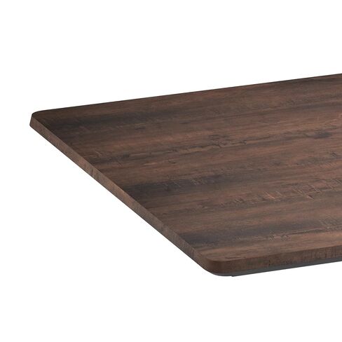 Flash Furniture Acadia 24" x 30" Dark Brown Tabletop, TopGuard HPL Seamless Edge, Scratch & Stain Resistant, All-Weather Durability, Commercial Grade in Kuwait