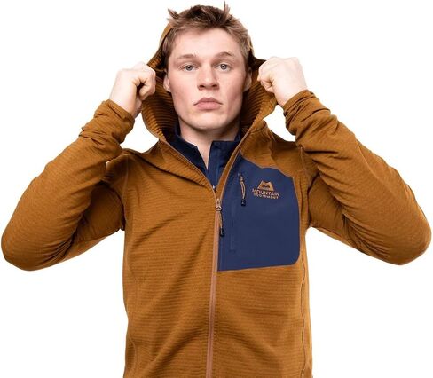 Mountain Equipment، سترة Lumiko بغطاء للرأس - للرجال، Walnut/Cosmos، M in Kuwait