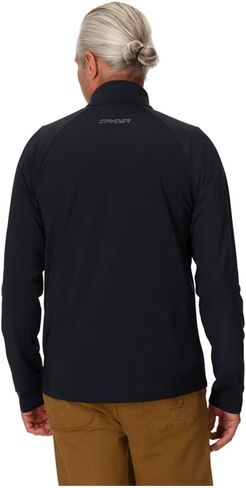 Spyder M GRIDWEB FLC JKT (Men's), Black, Medium in Kuwait