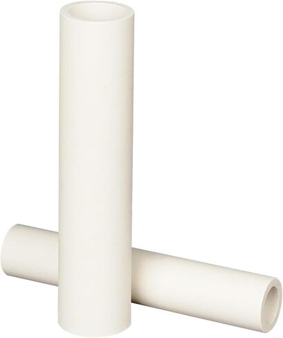 2 Pieces Alumina Ceramic Tube Length 100Mm Insulation for Scientific and Engineering Projects(1x0.4x100mm) in Kuwait