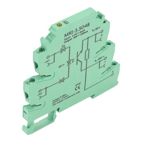 MRI-3.3D48 DC مقرنة كهروضوئية عزل وحدة التتابع PLC المدخلات 3.3VDC الإخراج 3-48VDC in Kuwait