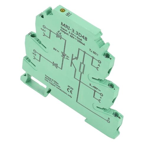 MRI-3.3D48 DC مقرنة كهروضوئية عزل وحدة التتابع PLC المدخلات 3.3VDC الإخراج 3-48VDC in Kuwait