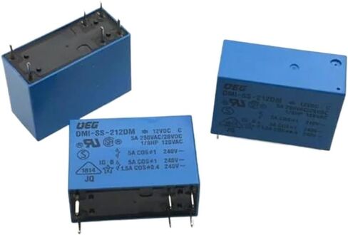 12V Relay OMI-SS-212DM OMISS212DM OMI SS 212DM 12V 12VDC DC12V 5A 240VAC 6PIN(10pcs) in Kuwait