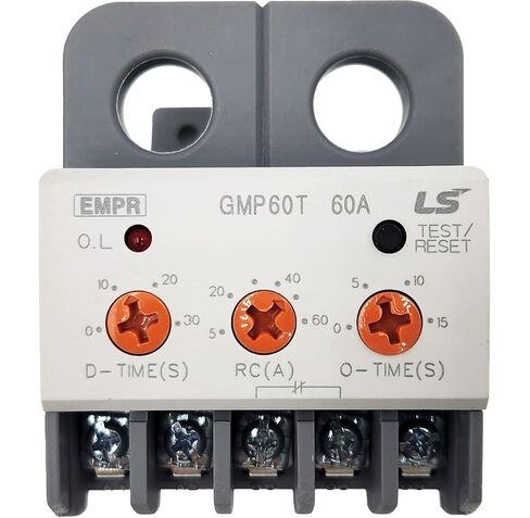 A1SupplyPro Motor Protection Relay GMP60-T, 60A AC220V, Compatible with LS Electric GMP60T in Kuwait