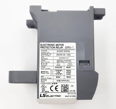 A1SupplyPro Motor Protection Relay GMP60-T, 60A AC220V, Compatible with LS Electric GMP60T in Kuwait