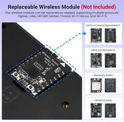 شاشة ESP32، شاشة لمس HMI ESP32-S3 IPS متقدمة 7 بوصة مع حافظة أكريليك، تدعم تفاعل الكلام بالذكاء الاصطناعي، دقة 800 × 480، تردد يصل إلى 240 ميجاهرتز، متوافقة مع Arduino، ESP-IDF in Kuwait