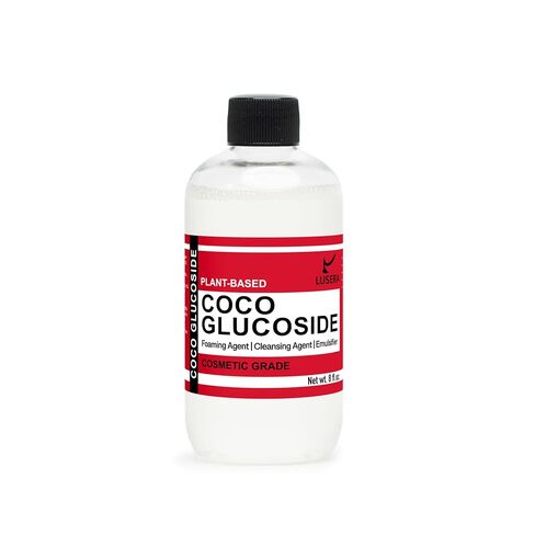 Coco Glucoside Surfactant 8 fl oz, Cosmetic Grade Plant-Based Nonionic Cleansing Agent, Sulfate-Free Foam Booster for DIY Shampoo, Body Wash, Facial Cleanser in Kuwait