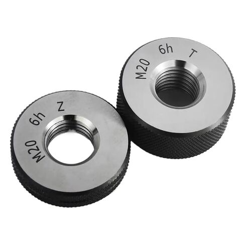 M1-M60 6h Metric Thread Ring gauges 1SET(1*GO+1*NOGO) External Threads gage(M1.0 * 0.25 6H) in Saudi Arabia
