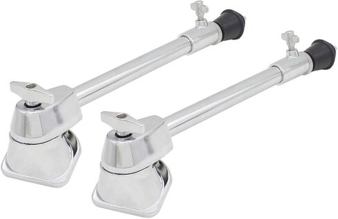 2 Pieces Bass Drum Leg Adjustable Jazz Drum Leg Stable for Practice Room in Kuwait