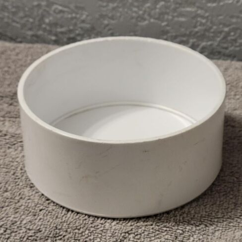 Krixis 4" PVC White Cap Part #40154 in Kuwait