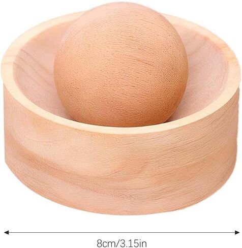 Wood Dumpling Skin Press Tool - Dough Maker for DIY Steamed Buns, Pies - Reusable and Portable Kitchen Gadget for Homemade Chinese Food Baking in Kuwait