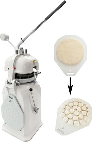 INTSUPERMAI Electric Dough Divider and Rounder Machine 36 PCS Commercial Dough Splitting Ball Machine Semi-Automatic Burger Dough Cutter Rounder Machine in Kuwait
