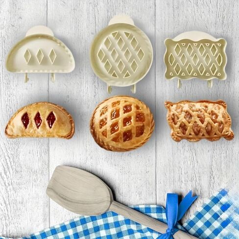 3pcs Mini Dough Presser, Pocket Pie Molds for Baking, Party Potluck, Hand Pie Molds, Baking Tools, Kitchen Gadgets, Kitchen Accessories, Home Kitchen Items in Kuwait