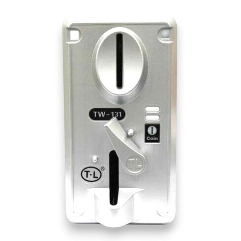 متقبل العملات المعدنية من MEGA TW-131 - أداة تحديد العملات المعدنية التي يتم التحكم فيها بواسطة وحدة المعالجة المركزية (CPU) مصممة لألعاب الأركيد وآلات البيع وكراسي التدليك والمغاسل وأنظمة الخدمة الذاتية الأخرى in Kuwait