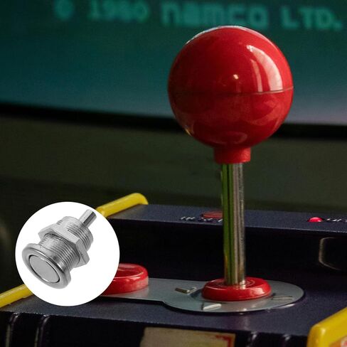 Gadpiparty Coin Refund Push Button for Slot Machines Metal Arcade Slot Button with Efficient Refund Trigger Function Silver Game Machine Replacement Part in Kuwait