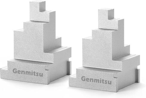 Genmitsu 2pcs Clamp Blocks, 8 Adjustment, Workholding Spacer for Vise & Hold Down Clamps, Expand Clamping Range for CNC Router Machine in Kuwait