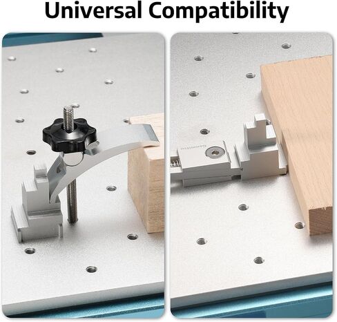 Genmitsu 2pcs Clamp Blocks, 8 Adjustment, Workholding Spacer for Vise & Hold Down Clamps, Expand Clamping Range for CNC Router Machine in Kuwait